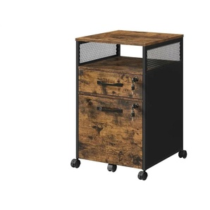 Rollcontainer - braun - Materialmix - 42 cm - 69 cm | Möbel Kraft