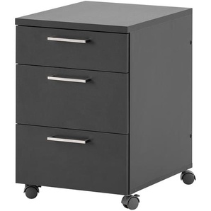 Rollcontainer 41 x 60 x 50cm Schwarz/Anthrazit