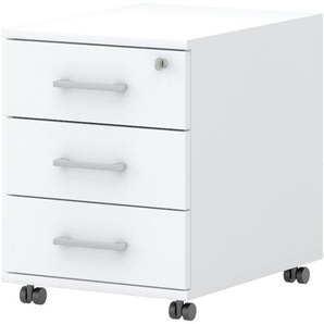 Rollcontainer  home.office ¦ weiß ¦ Maße (cm): B: 42,5 H: 55 T: 50.0