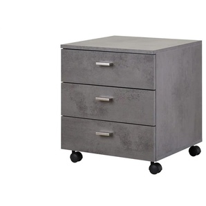 Rollcontainer - grau - Materialmix - 45 cm - 51 cm - cm 45,0 | Möbel Kraft