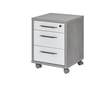 Rollcontainer - grau - Materialmix - 48,6 cm - 63 cm - cm 45,0 | Möbel Kraft