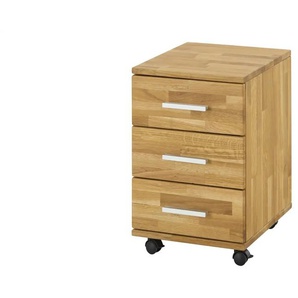 Rollcontainer - holzfarben - Materialmix - 35,5 cm - 60 cm - cm 46,0 | Möbel Kraft