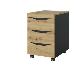 Rollcontainer - holzfarben - Materialmix - 45 cm - 66 cm - cm 55,0 | Möbel Kraft
