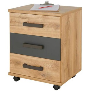 Rollcontainer - holzfarben - Materialmix - 46 cm - 58 cm - cm 40,0 | Möbel Kraft