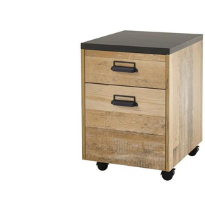 Rollcontainer - holzfarben - Materialmix - 47 cm - 60 cm - cm 51,0 | Möbel Kraft