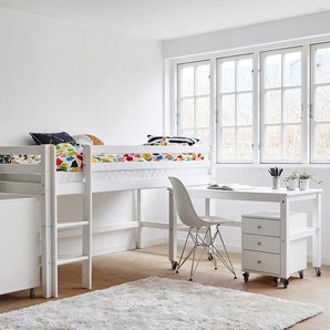 Hoppekids Rollcontainer »Jonas« - Weiß - Massivholz -