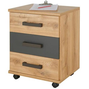 Rollcontainer  Louis ¦ holzfarben ¦ Maße (cm): B: 46 H: 58 T: 40.0