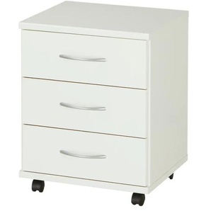 Rollcontainer  Multiraumkonzept ¦ weiß ¦ Maße (cm): B: 46 H: 58 T: 40.0