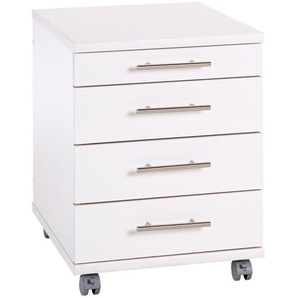 Rollcontainer / Standcontainer TYP527 weiß, b x h x t ca.: 42 x 57 x 50 cm