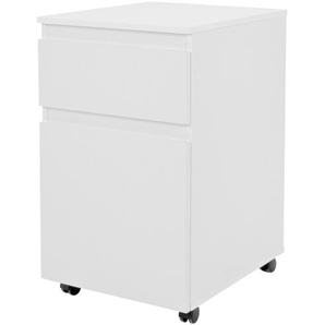 smart Rollcontainer - weiß - Materialmix - 44 cm - 73 cm - cm 53,0 | Möbel Kraft