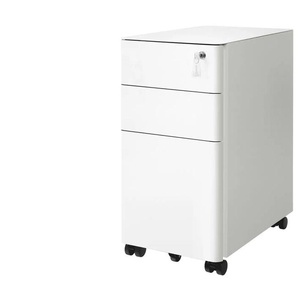 Rollcontainer - weiß - Materialmix - 30 cm - 59,2 cm | Möbel Kraft