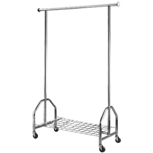 Rollgarderobe Golden Gate II 120 x 180 x 50cm Silber