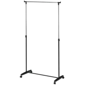 Rollgarderobe  Selve ¦ schwarz ¦ Metallrohr,Kunststoff ¦ Maße (cm): B: 90 H: 160 T: 42.0