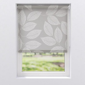 Rollo , Beige , Kunststoff , Blume , 100x190 cm , Wohntextilien, Rollos & Jalousien, Rollos