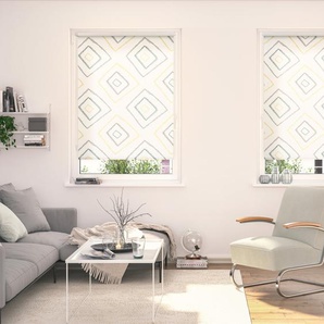 Rollo Klemmfix, ohne Bohren, blickdicht, Stripy Boho Rectangle