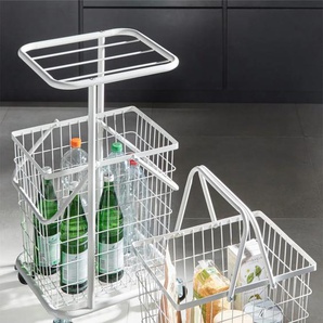 Rollwagen HEINE HOME Gr. B/H/T: 41 cm x 94 cm x 35 cm, weiß Ordnungswagen