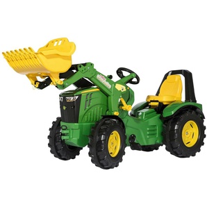 rolly toys® Tretfahrzeug Premium John Deere 8400R, Kindertraktor mit Lader