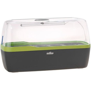 Romberg - boqube l Plus led Gewächshaus & Pflanzkasten-System 41x17x23cm anthrazit/sommergrün