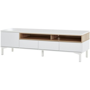 TV-Lowboard   Case ¦ weiß ¦ Maße (cm): B: 156 H: 48 T: 48.0