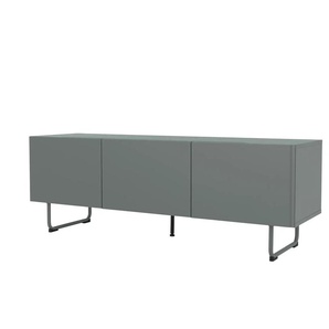 Roomers TV-Lowboard - grün - Materialmix - 146 cm - 51 cm - cm 43,0 | Möbel Kraft