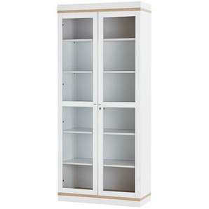 Roomers Vitrine  Case ¦ weiß ¦ Maße (cm): B: 88 H: 200 T: 36