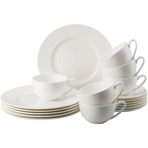 Rosenthal Kaffeeservice Jade White, Weiß, Keramik, 18-teilig, 280 ml,280 ml, Essen & Trinken, Geschirr, Geschirr-Sets, Kaffeeservice