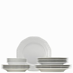 Rosenthal Kombiservice Maria - Weiss, Weiß, Keramik, 16-teilig, 220 ml, 40x30x40 cm, DIN EN ISO 14001, DIN EN ISO 9001, Essen & Trinken, Geschirr, Geschirr-Sets, Kombiservice