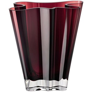 Rosenthal Vase, Bordeaux, Glas, 12.4x21x18.2 cm, zum Stellen, auch für frische Blumen geeignet, Dekoration, Vasen, Glasvasen