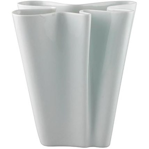 Rosenthal Vase Flux, Weiß, Keramik, 23x23x11.5 cm, zum Stellen, auch für frische Blumen geeignet, Dekoration, Vasen, Keramikvasen