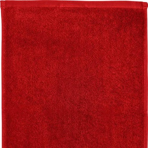 Gästehandtuch ROSS Sinfonie Handtücher (Packung) Gr. B/L: 30 cm x 50 cm (6 St.), rot (kirsche) Gästehandtücher in modernen Unifarben