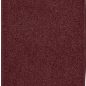 Gästehandtuch ROSS Sinfonie Handtücher (Packung) Gr. B/L: 30 cm x 50 cm (6 St.), rot (granat) Gästehandtücher in modernen Unifarben