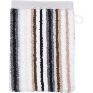 Waschhandschuh ROSS Vita Waschlappen Gr. B/L: 16 cm x 22 cm, grau (anthrazit) Waschhandschuhe Waschlappen Bestickung ROSS-Emblem