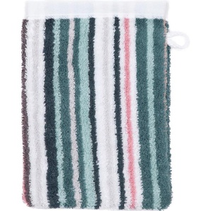 Waschhandschuh ROSS Vita Waschlappen Gr. B/L: 16 cm x 22 cm, grün Waschhandschuhe Waschlappen Bestickung ROSS-Emblem