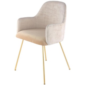 Rossaviki Dining Chair - Modern - Ivory - Polyester - 50cm x 53cm x 85cm