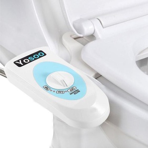 Cocoarm wc Bidet Aufsatz Intimreinigung wc Bidet Aufsatz Bidet Wasserdruck Einstellbar Kaltwasser mit Frischwasserspray und Selbstreinigender Düs