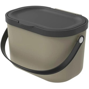 Rotho Abfallbehälter 25 Liter Albula | braun | Kunststoff | 22,2 cm | 17,2 cm | cm 15,0 |