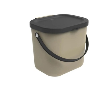 Rotho Abfallbehälter 25 Liter Albula | braun | Kunststoff | 23,5 cm | 20,8 cm | cm 20,0 |