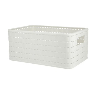 Rotho Aufbewahrungsbox COUNTRY | weiß | Kunststoff | 18,5 cm | 12,6 cm |