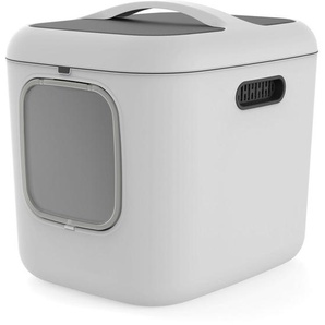 Rotho Katzentoilette, Weiß, Kunststoff, rechteckig, 49.9x57.6x61.4 cm, Freizeit, Tierbedarf, Tierzubehör