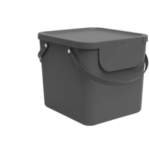Rotho Müllsystem Albula - grau - Kunststoff - 39,8 cm - 35,8 cm - cm 33,9 | Möbel Kraft
