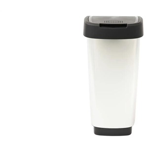 Rotho Swingeimer Twist - silber - Kunststoff - 33,3 cm - 25,2 cm - cm 47,6 | Möbel Kraft