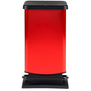 Rotho Treteimer PASO - rot - Kunststoff - 29,5 cm - 67,6 cm | Möbel Kraft