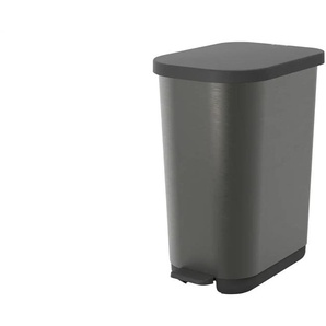 Rotho Treteimer  Ribo ¦ grau ¦ Kunststoff ¦ Maße (cm): B: 40 H: 28,5 T: 51.3