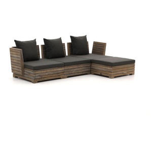 ROUGH-B Chaiselongue Lounge-Set 4-teilig