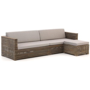 ROUGH-C Chaiselongue Lounge-Set 3-teilig