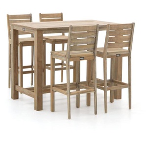 ROUGH-S/ROUGH-X 135 cm Gartenbar-Set 5-teilig
