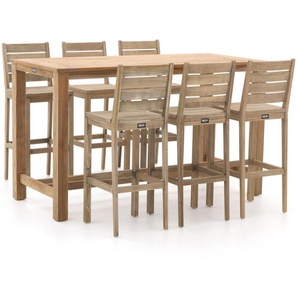 ROUGH-S/ROUGH-X 180 cm Gartenbar-Set 7-teilig