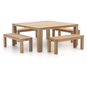 ROUGH-X 170x170 cm Picknick Sitzgruppe 5-teilig
