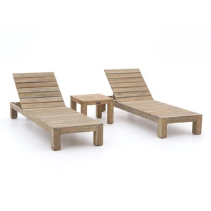 ROUGH-X Gartenliegen-Set 3-teilig