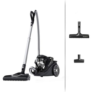 ROWENTA Bodenstaubsauger RO7935 Silence Force Cyclonic Parkett Staubsauger mit nur 59 dB(A), 12 m Aktionsradius, Staubbehältervolumen 2,5 Liter schwarz (schwarz, silber) Bodenstaubsauger